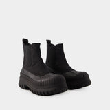Bottes Outdoor Chelsea - Ganni - Caoutchouc - Noir
