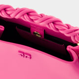 Sac À Bandoulière Ganni Bou Mini - Ganni - Cuir - Rose