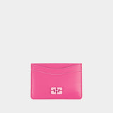 Porte-Carte Ganni Bou - Ganni - Cuir - Rose