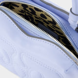 Sac À Bandoulière Butterfly Small - Ganni - Cuir - Bleu