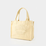 Tote Bag Easy Large - Ganni - Coton - Beige