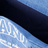 Tote Bag Easy Large - Ganni - Coton - Denim
