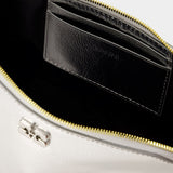 Pochette Ganni Bou - Ganni - Cuir Synthétique - Argenté