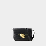 Sac Classique Flap - Chylak - Cuir - Noir Brillant Croco