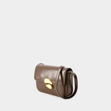 Sac Classique Flap - Chylak - Cuir - Marron Brillant