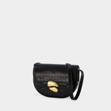 Sac Saddle - Chylak - Cuir - Noir Brillant Crco