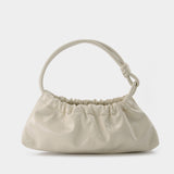 Sac Valerie en Cuir Vegan Verni Crème
