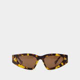 Lunettes Crista - Nanushka - Acétate - Jaune