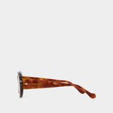 Lunettes Giva - Nanushka - Acétate - Marron
