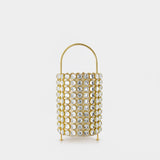 Sac Pirouette en Cristaux Blancs
