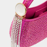 Sac Hobo Micro Zorya - Magda Butrym - Cuir - Fushia