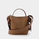 Sac Musubi Micro en Cuir Marron