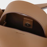 Sac Musubi Micro en Cuir Marron