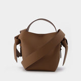 Sac Musubi Mini en Cuir Marron
