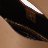 Sac Musubi Mini en Cuir Marron