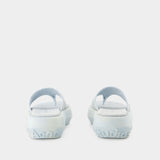 Sandales - Acne Studios - Cuir - Bleu/Beige