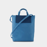 Tote Bag - Acne Studios - Cuir - Bleu Poudré/Bleu