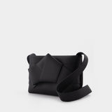 Sac Porté Épaule Musubi en Cuir Noir