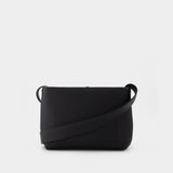 Sac Porté Épaule Musubi en Cuir Noir