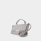 Sac À Bandoulière Distortion - Acne Studios - Cuir - Gris Clair