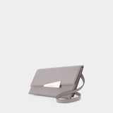 Sac à bandoulière Distorted - Acne Studios - Cuir - Gris Clair