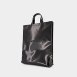 Tote Bag Logo Ns - Acne Studios - Coton - Noir