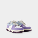 Sneakers Low Preppy - Acne Studios - Cuir - Bleu/Blanc