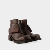 Bottines Musubi W - Acne Studios - Cuir - Marron Foncé