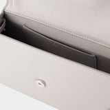 Sac à Bandoulière Distortion Mini - Acne Studios - Cuir - Gris Clair