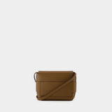 Sac à Bandoulière Musubi Wallet - Acne Studios - Cuir - Marron Foncé