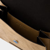 Sac à Bandoulière Platt Crackle - Acne Studios - Cuir - Beige Foncé