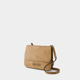 Sac à Bandoulière Platt Crackle - Acne Studios - Cuir - Beige Foncé
