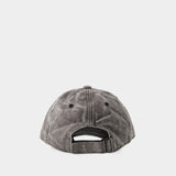 Casquette Cunov Canvas Distressed - Acne Studios - Coton - Gris