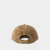 Casquette Cunov Canvas Distressed - Acne Studios - Coton - Marron