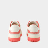 Sneakers 08sthlm Low Pop M - Acne Studios - Cuir - Blanc/Rose