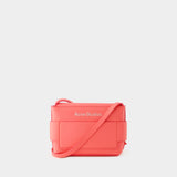 Wallet On Chain Musubi - Acne Studios - Cuir - Rose Électrique