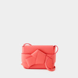 Wallet On Chain Musubi - Acne Studios - Cuir - Rose Électrique