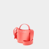 Sac À Bandoulière Musubi Micro - Acne Studios - Cuir - Rose Électrique