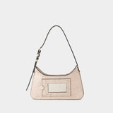 Sac Hobo Platt Micro Crackle - Acne Studios - Cuir - Rose Pastel