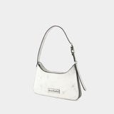 Sac Hobo Platt Micro Crackle - Acne Studios - Cuir - Blanc