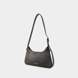 Sac Hobo Platt Mini Crackle - Acne Studios - Cuir - Noir