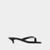 Sandales The Flip Flop - TOTEME - Cuir - Noir