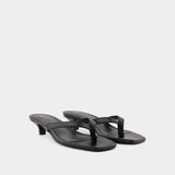 Sandales The Flip Flop - TOTEME - Cuir - Noir