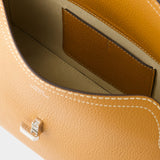 Pochette T Lock - TOTEME - Cuir - Marron