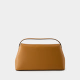 Sac à Main T-Lock Top Handle - Toteme - Cuir - Tan