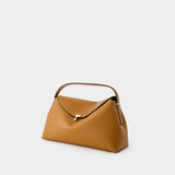 Sac à Main T-Lock Top Handle - Toteme - Cuir - Tan