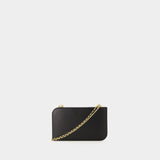 Pochette Chain - TOTEME - Cuir - Noir