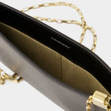 Pochette Chain - TOTEME - Cuir - Noir