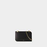 Pochette Chain - TOTEME - Cuir - Noir
