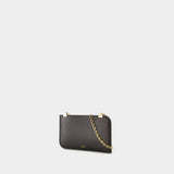 Pochette Chain - TOTEME - Cuir - Noir
